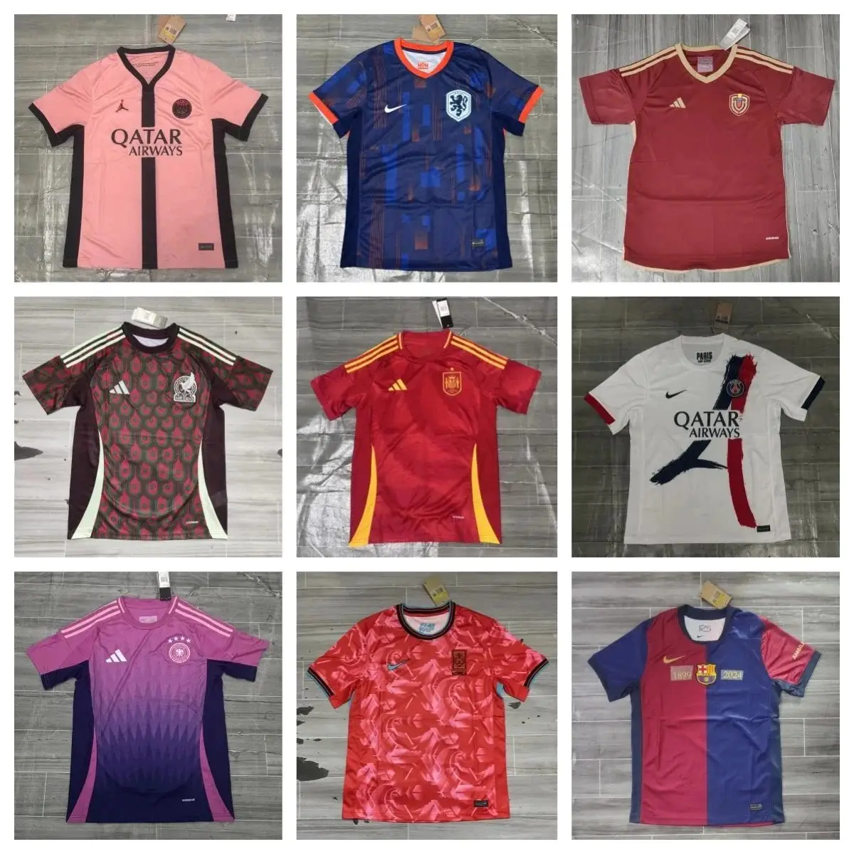 Nike/Kappa Football T-shirt（40 STYLE TOP）
