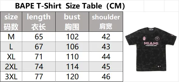 BAPE t-shirt tee（40 style 2